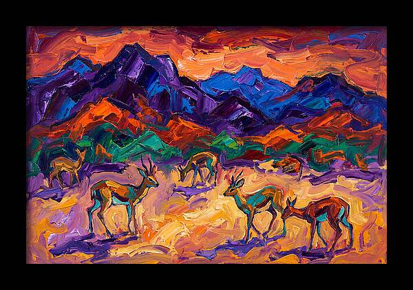 Grysbok In Vibrant Landscape