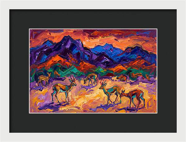 Grysbok In Vibrant Landscape