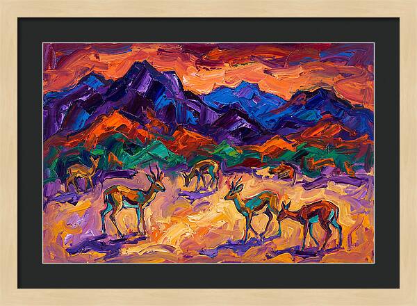 Grysbok In Vibrant Landscape