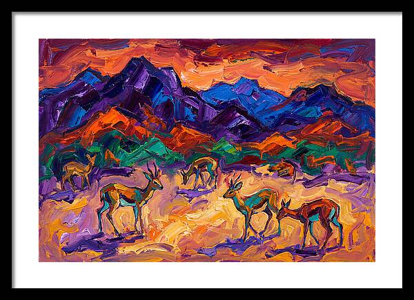 Grysbok In Vibrant Landscape