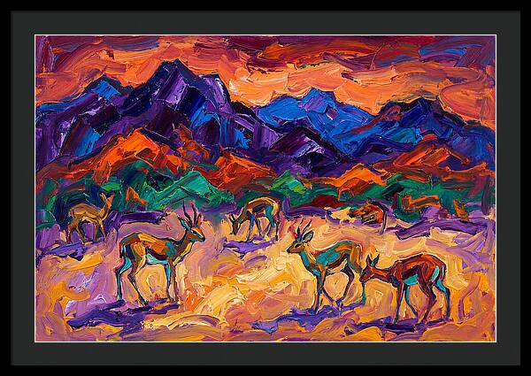 Grysbok In Vibrant Landscape