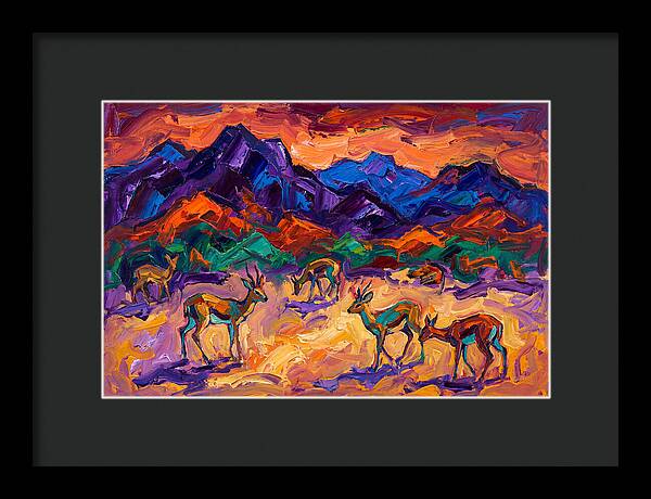 Grysbok In Vibrant Landscape