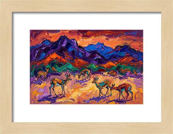 Grysbok In Vibrant Landscape