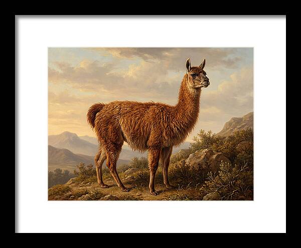 Guanaco In Natural Habitat