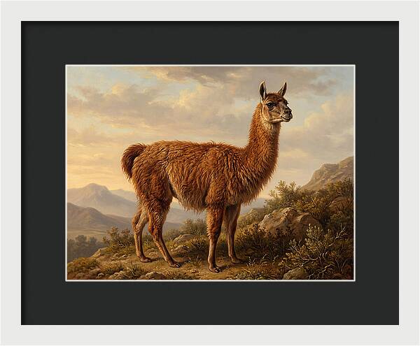Guanaco In Natural Habitat