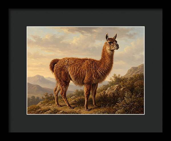 Guanaco In Natural Habitat