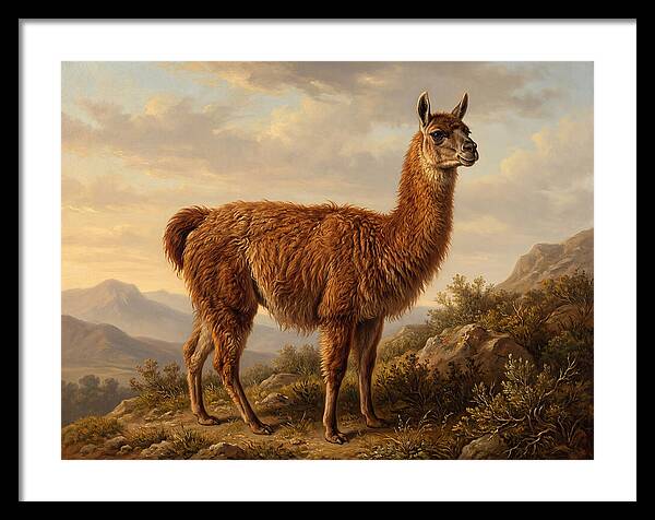 Guanaco In Natural Habitat