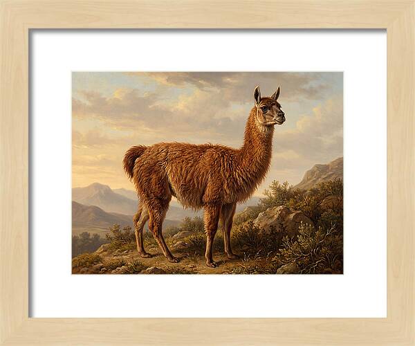 Guanaco In Natural Habitat
