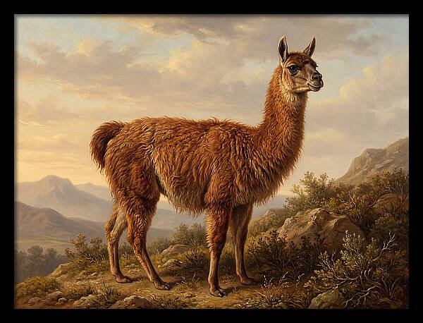 Guanaco In Natural Habitat