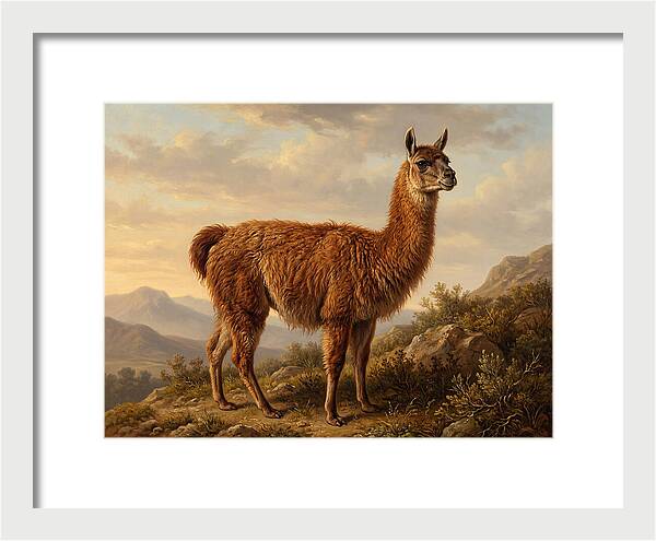 Guanaco In Natural Habitat