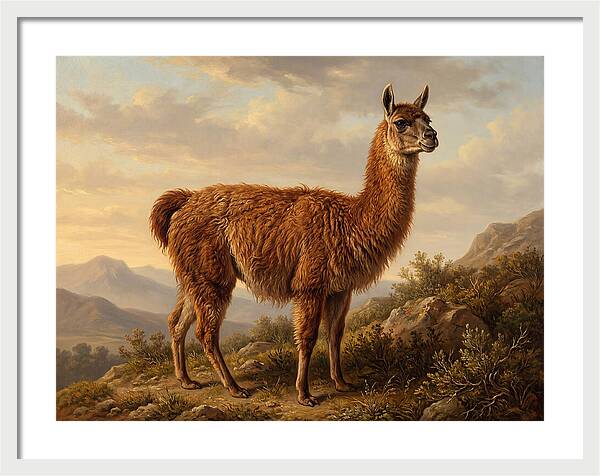 Guanaco In Natural Habitat