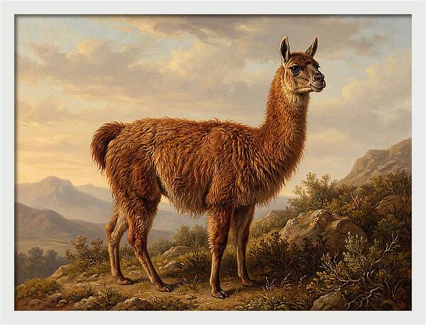 Guanaco In Natural Habitat