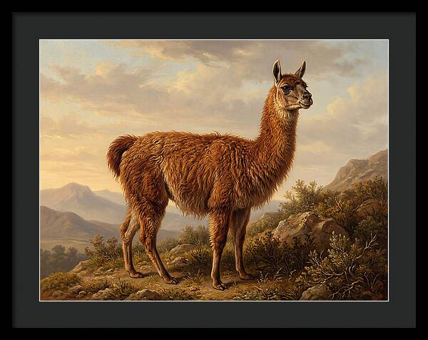 Guanaco In Natural Habitat