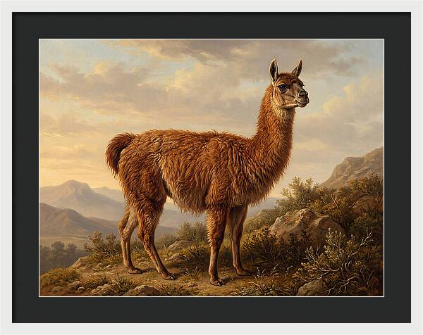 Guanaco In Natural Habitat