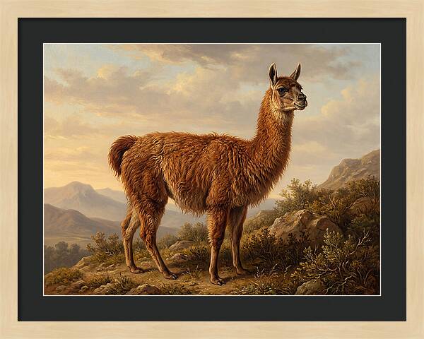Guanaco In Natural Habitat