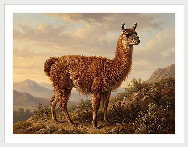 Guanaco In Natural Habitat