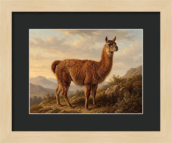 Guanaco In Natural Habitat