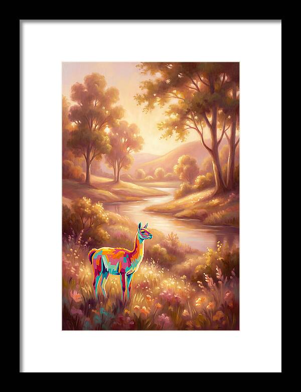 Guanaco In Nature