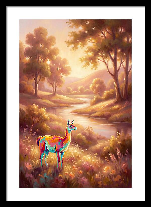 Guanaco In Nature