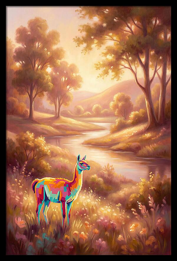 Guanaco In Nature