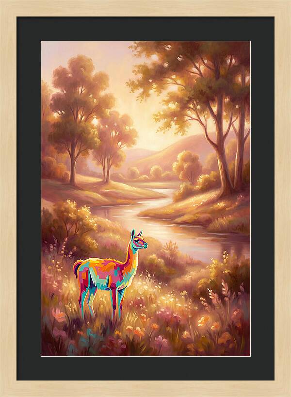 Guanaco In Nature