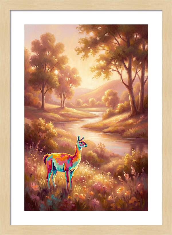 Guanaco In Nature