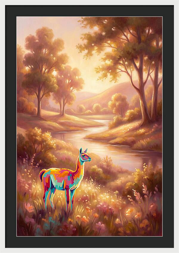 Guanaco In Nature