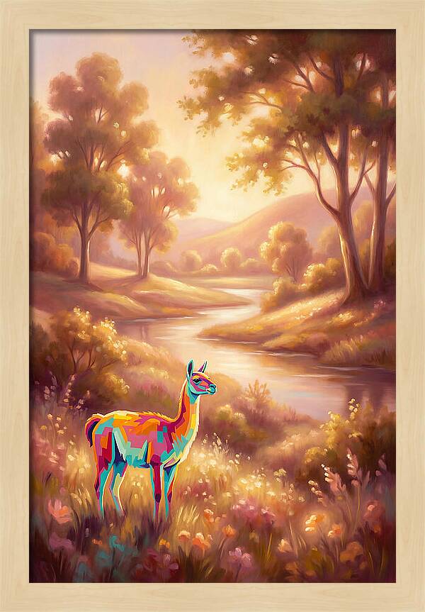 Guanaco In Nature