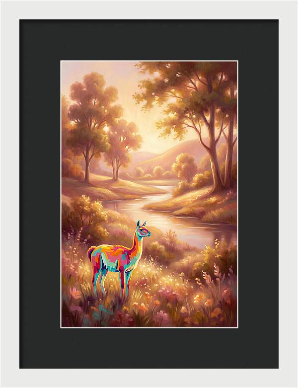 Guanaco In Nature
