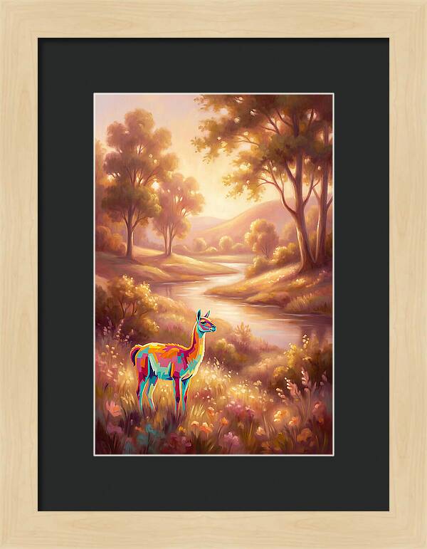 Guanaco In Nature