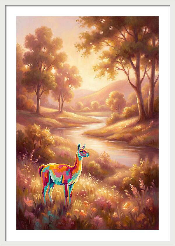 Guanaco In Nature