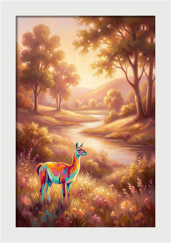 Guanaco In Nature