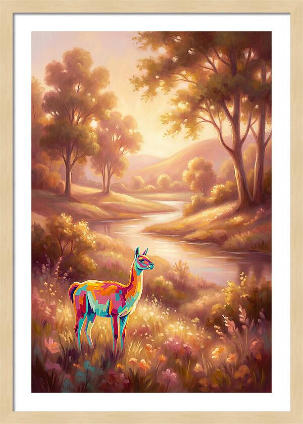 Guanaco In Nature