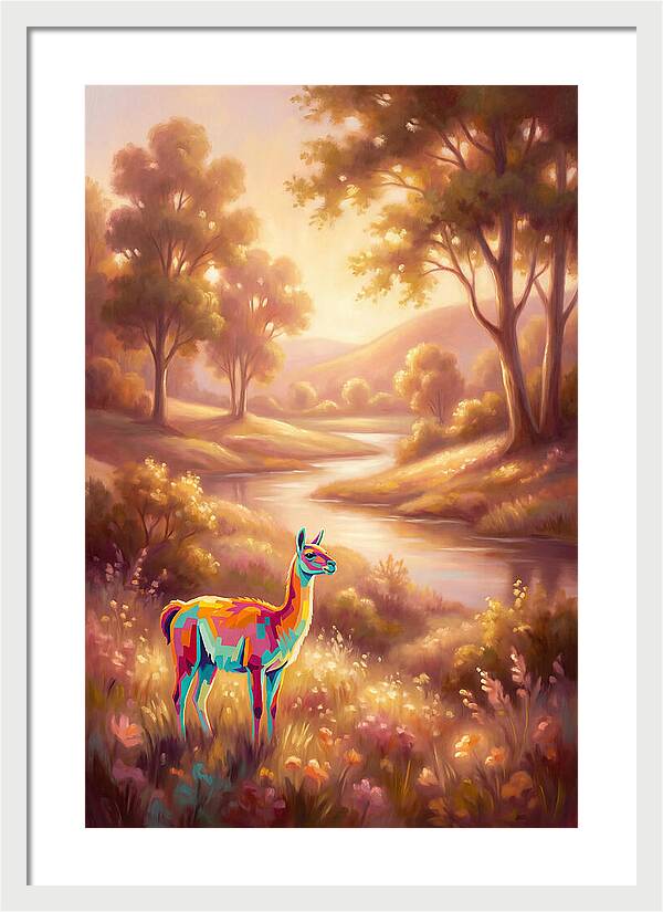 Guanaco In Nature