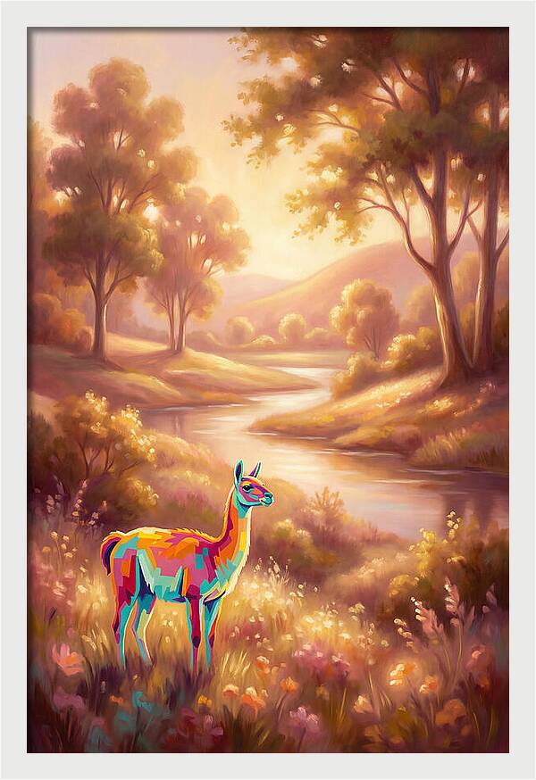 Guanaco In Nature