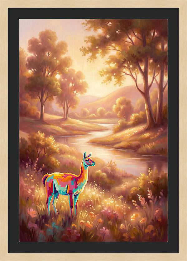 Guanaco In Nature