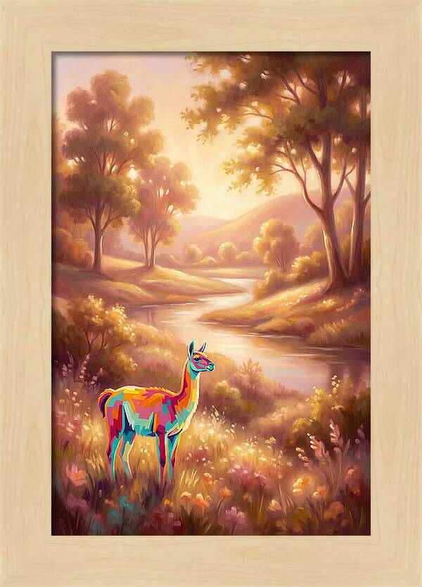 Guanaco In Nature