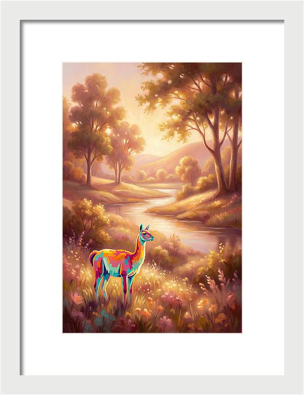 Guanaco In Nature