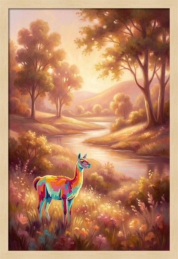 Guanaco In Nature