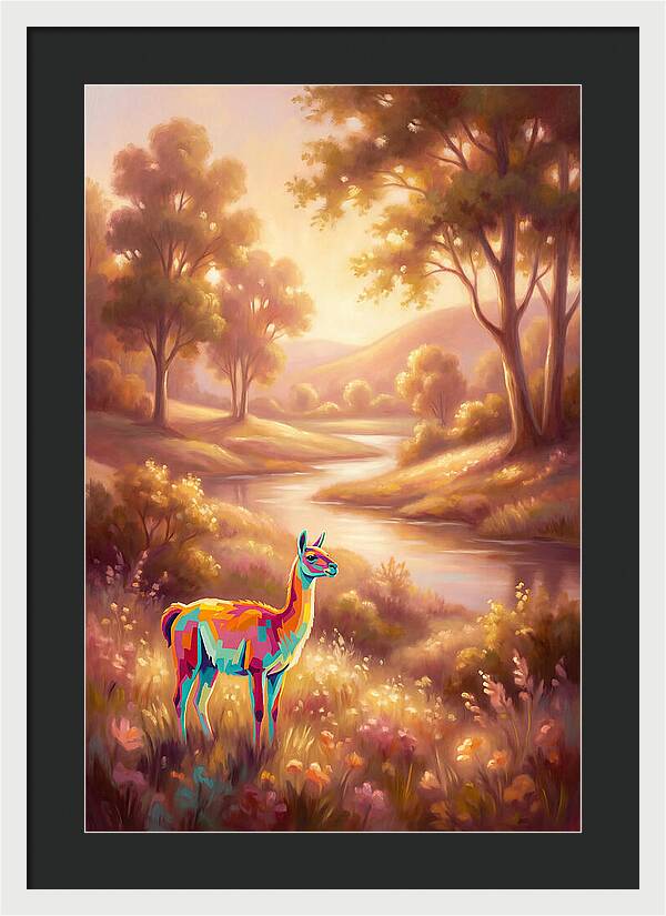 Guanaco In Nature