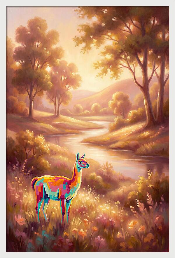 Guanaco In Nature