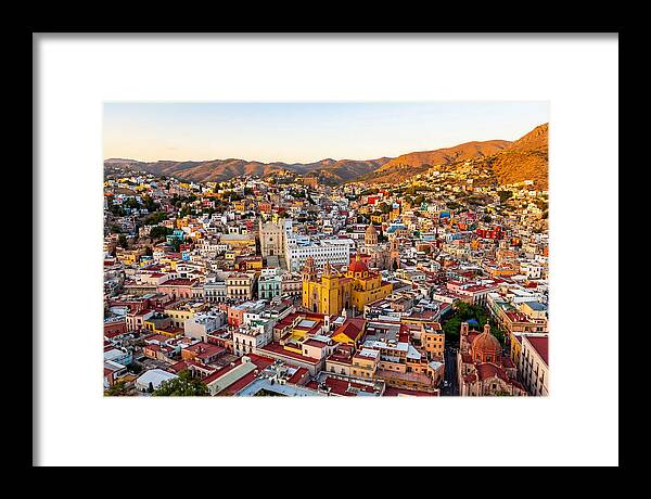 Guanajuato Cityscape At Dusk