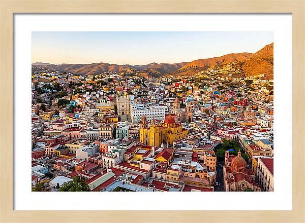 Guanajuato Cityscape At Dusk