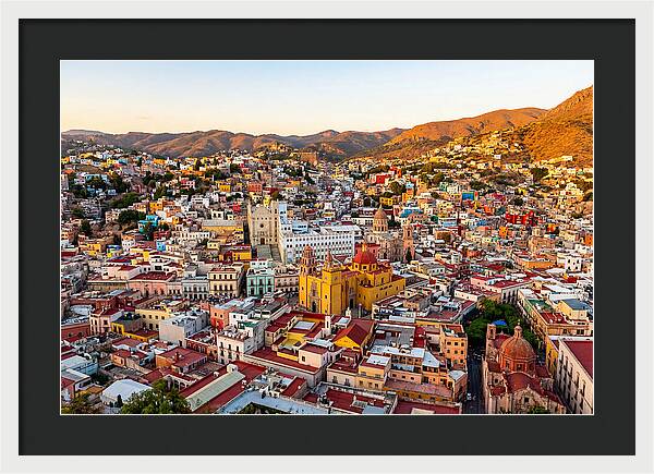 Guanajuato Cityscape At Dusk