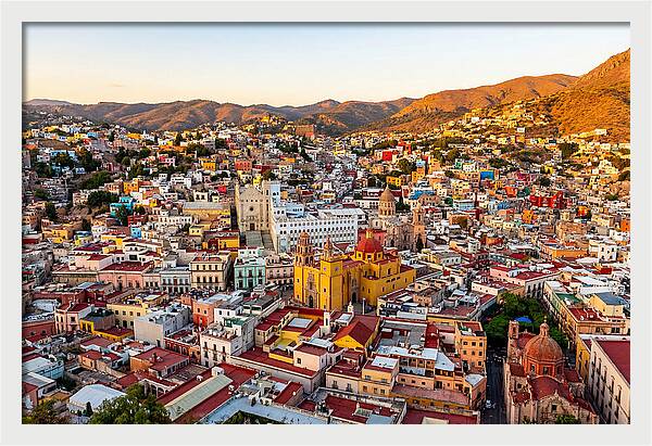 Guanajuato Cityscape At Dusk