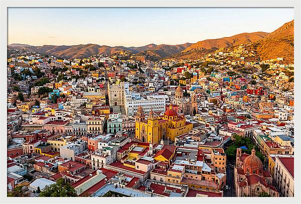 Guanajuato Cityscape At Dusk