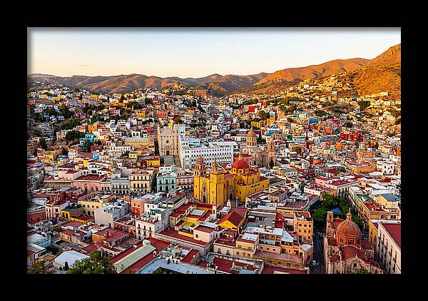 Guanajuato Cityscape At Dusk