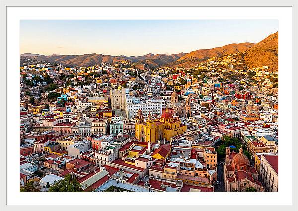 Guanajuato Cityscape At Dusk