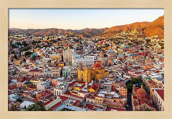 Guanajuato Cityscape At Dusk