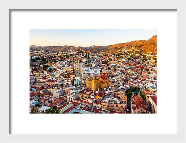 Guanajuato Cityscape At Dusk